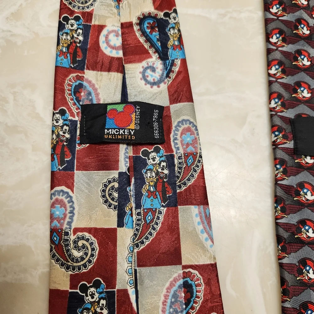 Mickey Unlimited Men's Novelty Necktie Tie Pilot Mickey Mouse & Friends